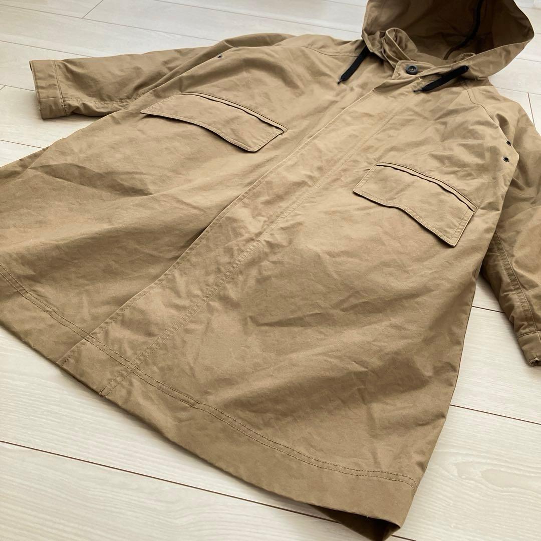 美品 MHL 3way フード ダウン 取外可 モッズ コート ライナー ロング