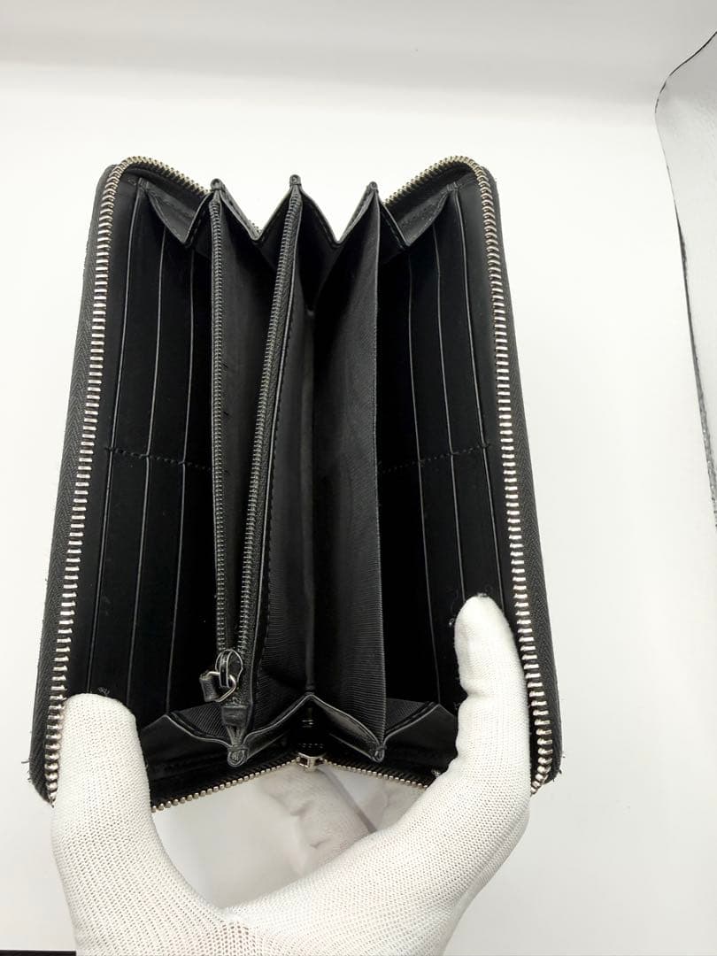 GUCCI グッチ 長財布 スネーク ラウンドファスナー GGスプリーム