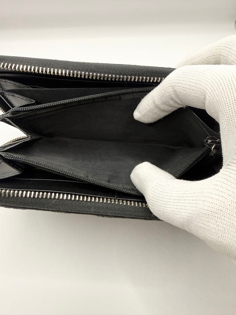 GUCCI グッチ 長財布 スネーク ラウンドファスナー GGスプリーム