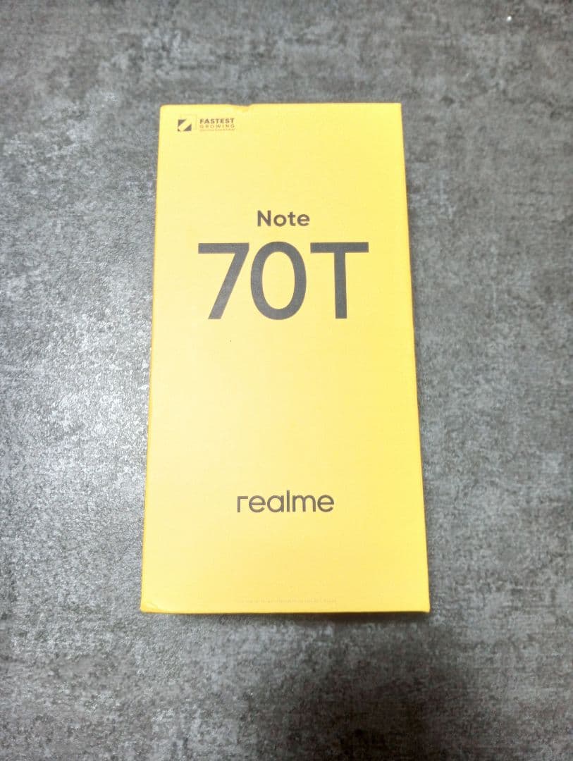 realme Note 70T 本体　BLACK　128GB