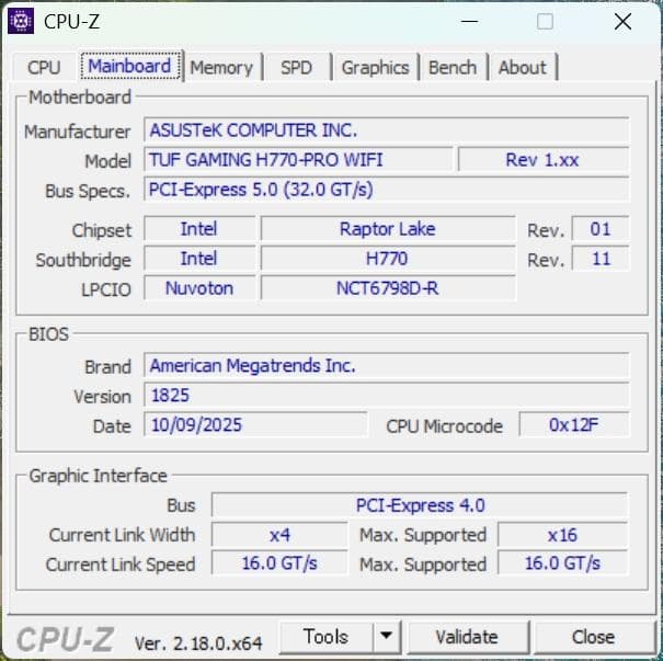 動作品 H770-PRO WIFI LGA1700 ATXマザーボード DDR5