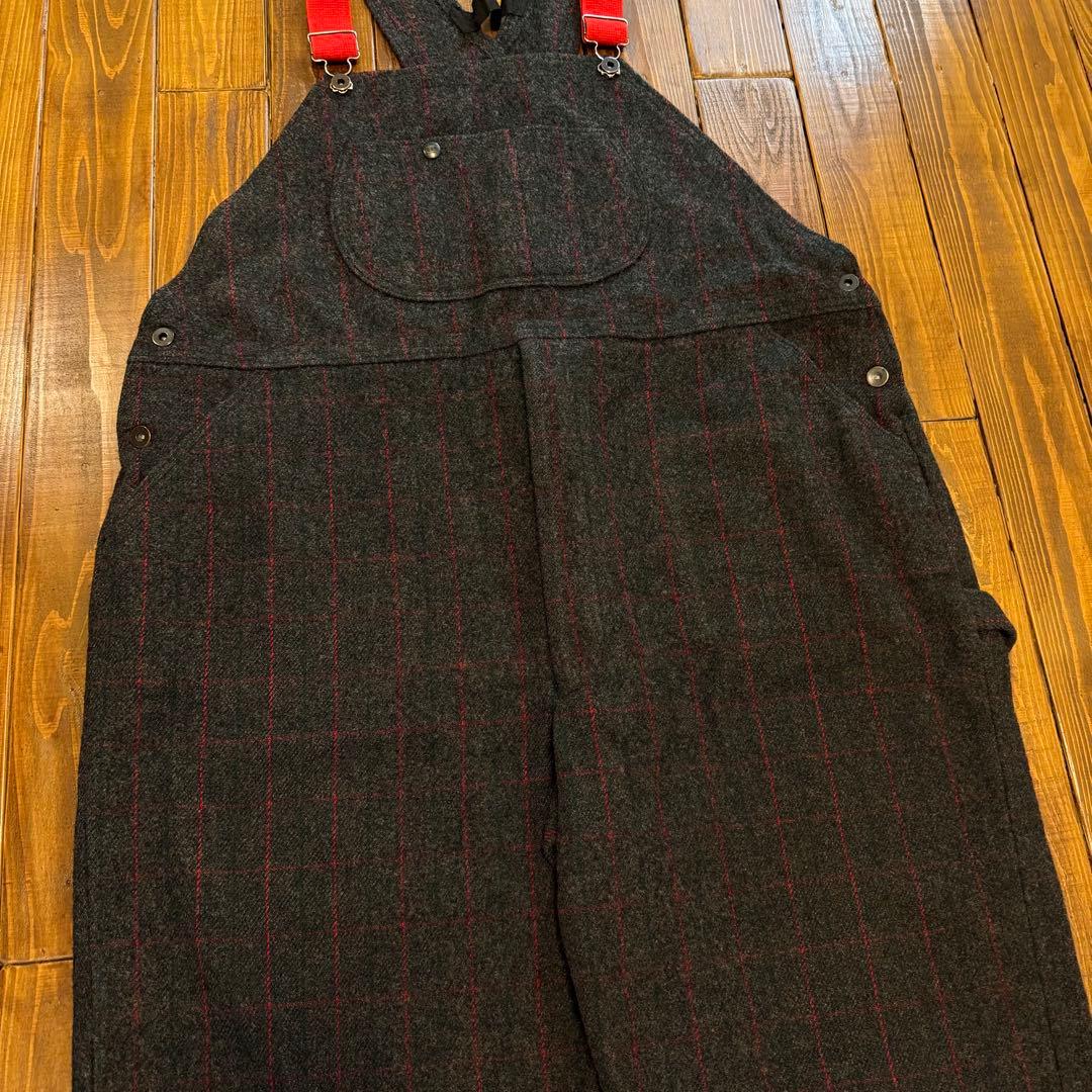 USA製‼︎【Woolrich ウールリッチ】ウールオーバーオール XL