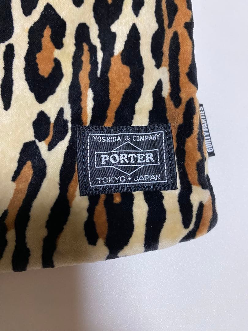 希少WACKO MARIA×PORTER レオパード　巾着