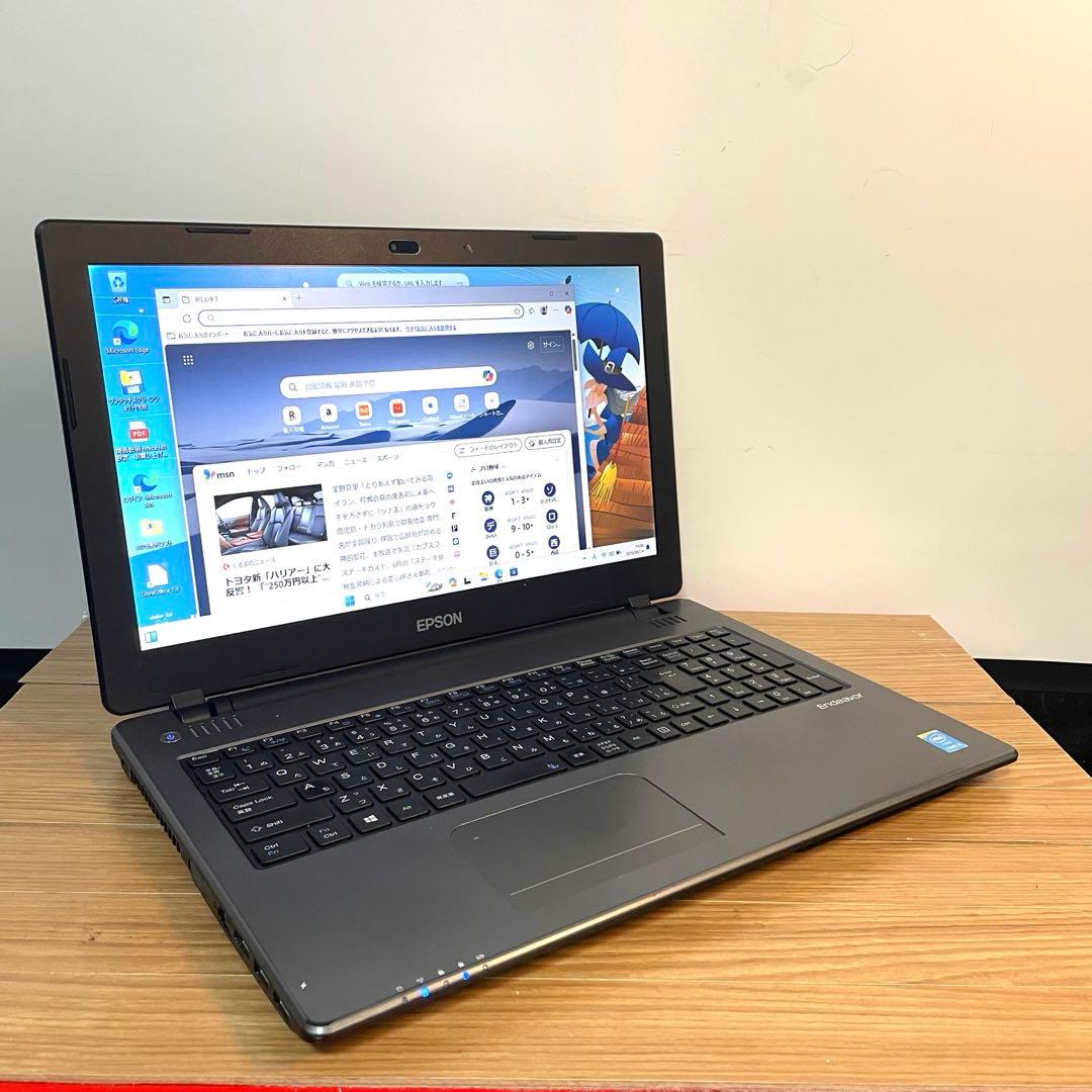 すぐ使える設定済みi5 SSD ノートPCカメラWindows11オフィスDVD