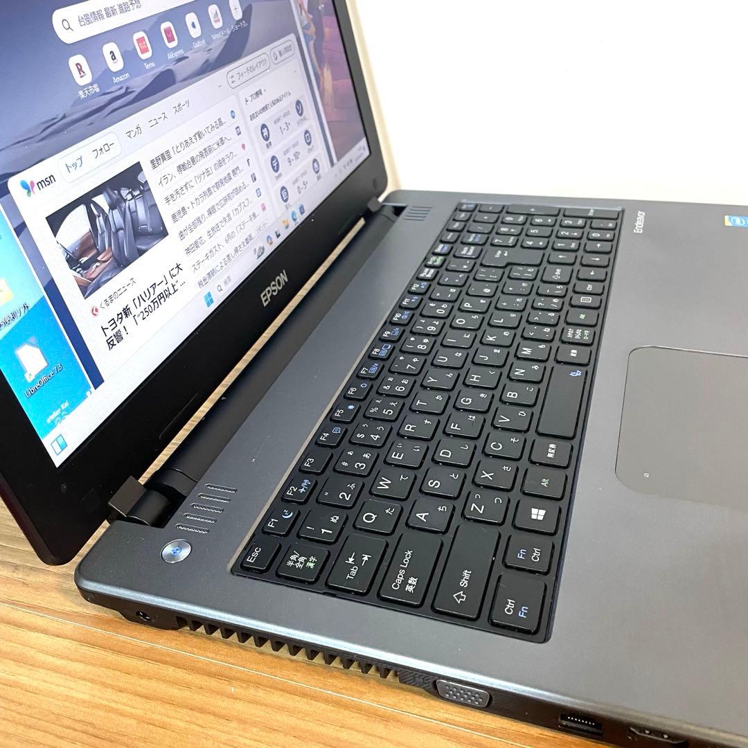 すぐ使える設定済みi5 SSD ノートPCカメラWindows11オフィスDVD