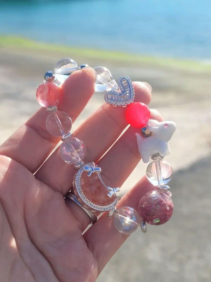 限定1点 うさぎの美容と幸せ・願い事と目標達成・ラブラブオルゴナイト