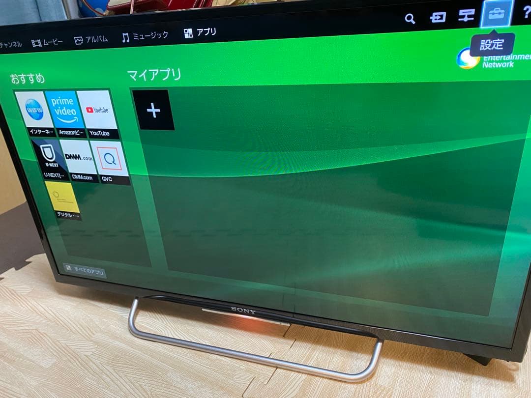 SONY 32V型 液晶テレビ BRAVIA KJ-32W730C 動画アプリ