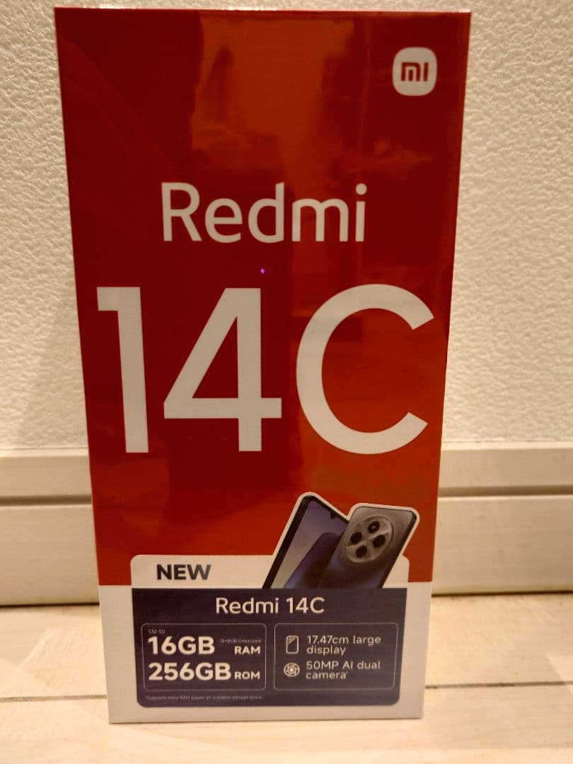 【新品未開封】Redmi 14C 16GB RAM 256GB ROM
