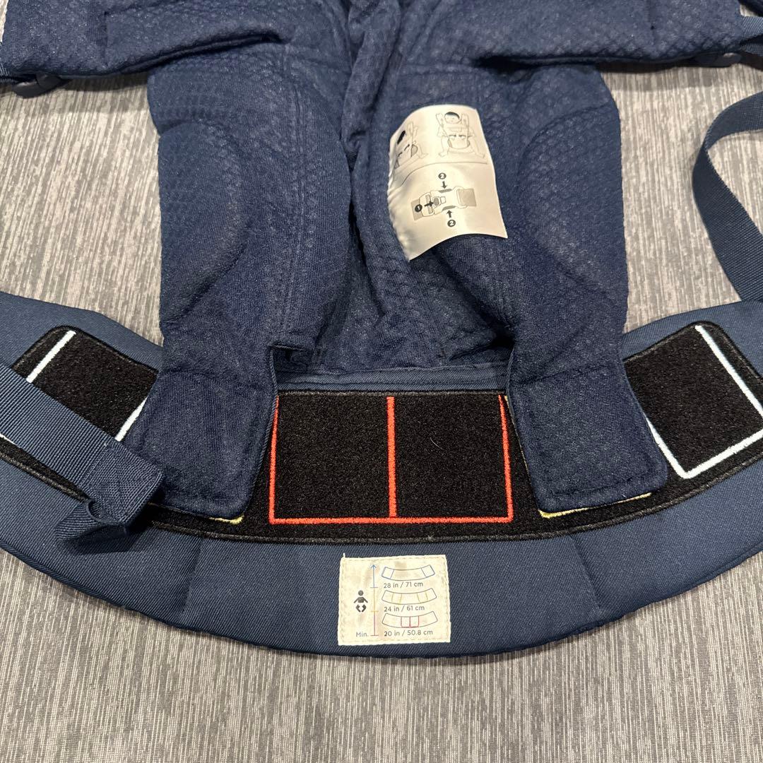 【美品】エルゴベビー オムニブリーズ 抱っこ紐 ミッドナイトブルー2024年製