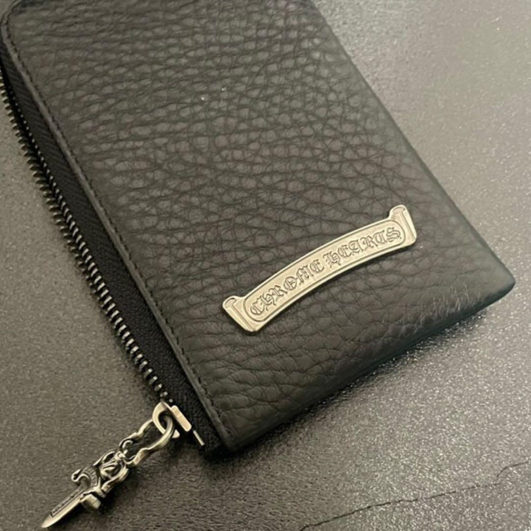 ラスト1点価格‼️大クロスパッチ　ダガーチャック　ジップウォレット