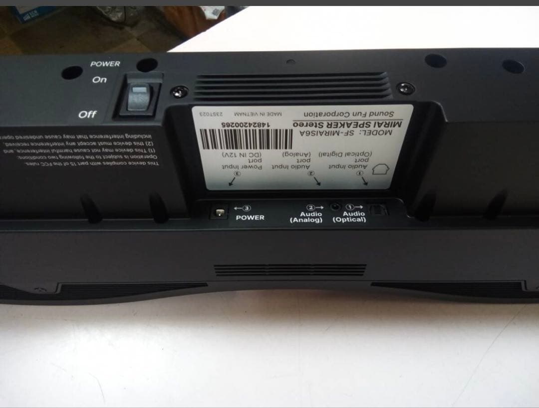 【美品】サウンドファン　ミライスピーカーステレオ　SF-MIRAIS6