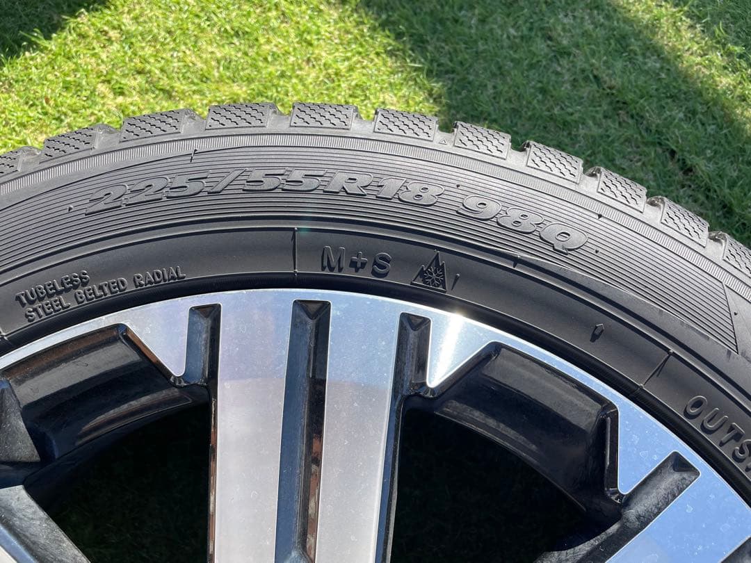 直接可TOYO スタッドレスタイヤ・ホイール4本セット(225/55R18)