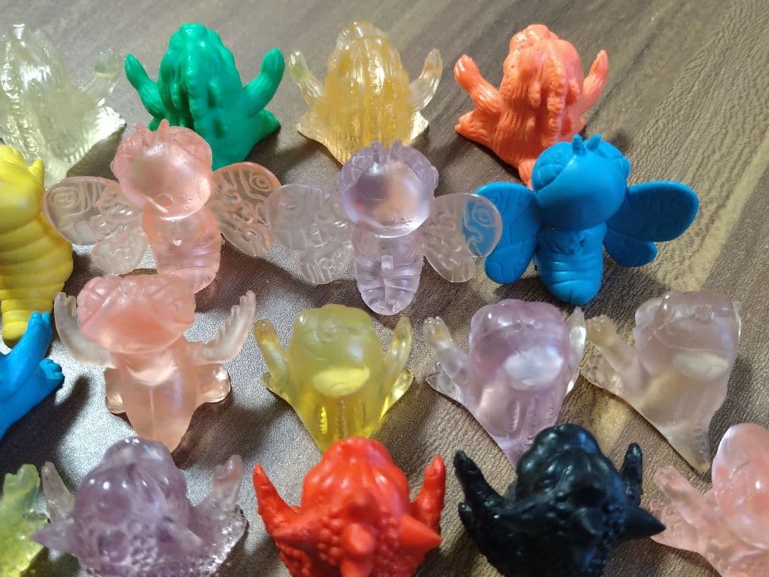 【当時物】ガシャポン ゴジラ怪獣軍団 63体セット