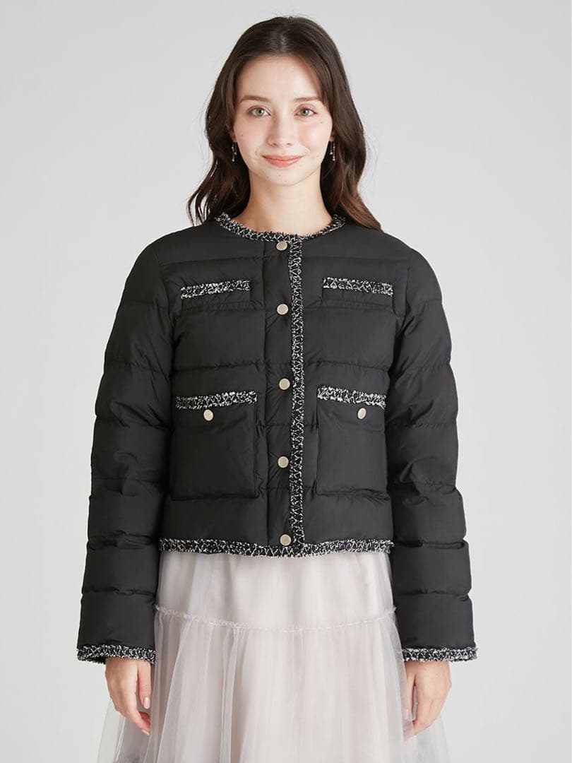 CELFORD トリムデザインキルティングジャケット