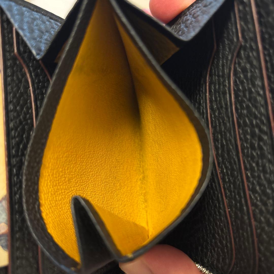 ガンゾ フレンチカーフLファスナー二つ折り財布　ケース