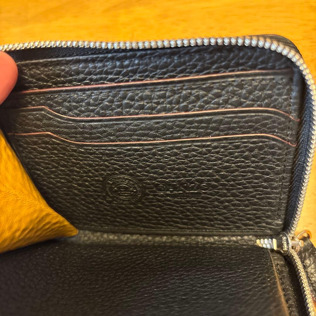 ガンゾ フレンチカーフLファスナー二つ折り財布　ケース