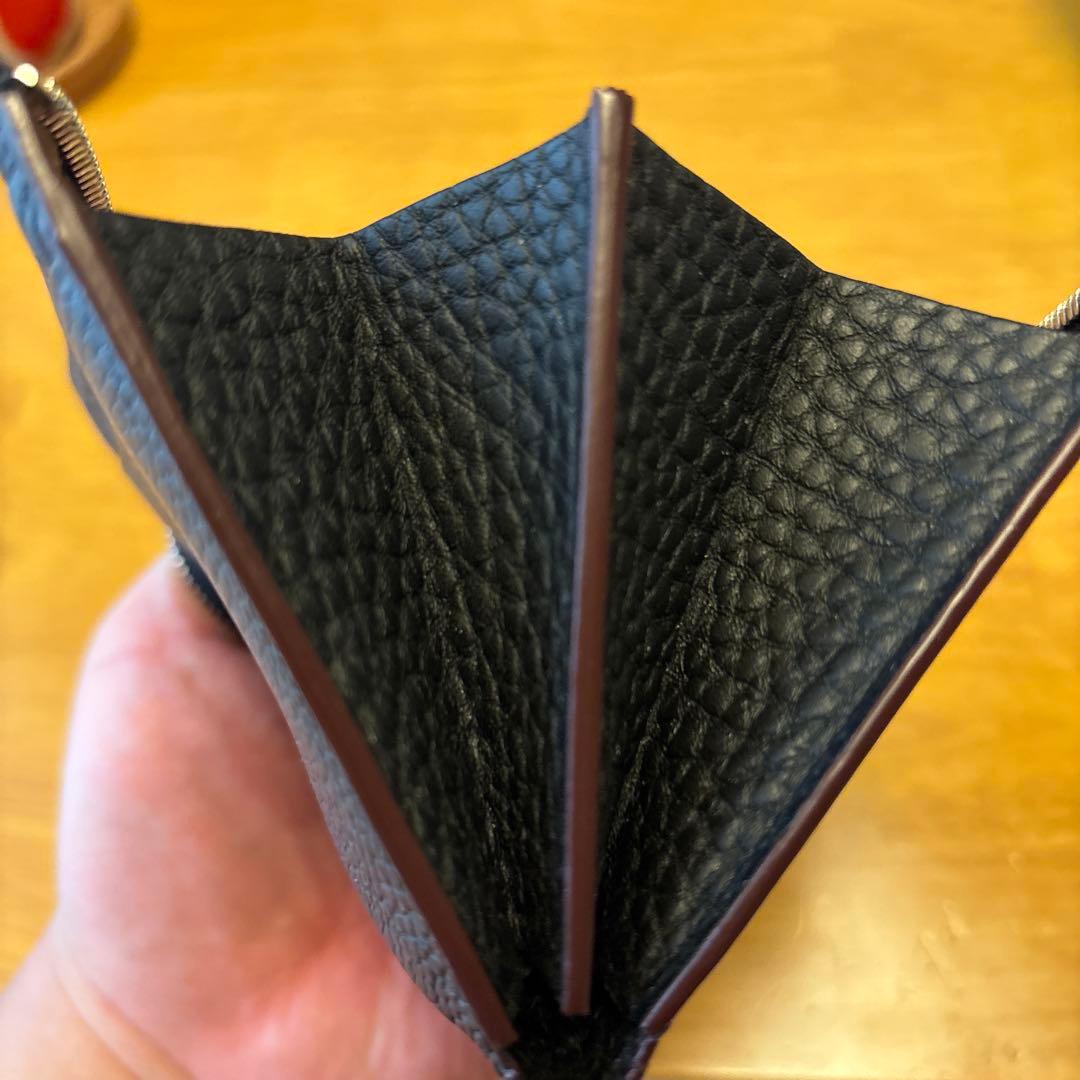 ガンゾ フレンチカーフLファスナー二つ折り財布　ケース