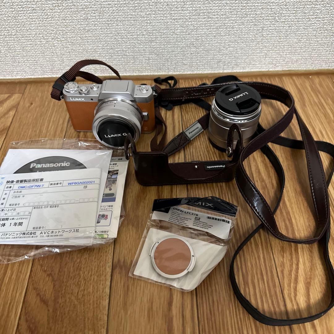 Panasonic LUMIX G ミラーレスカメラ ブラウン GF7W