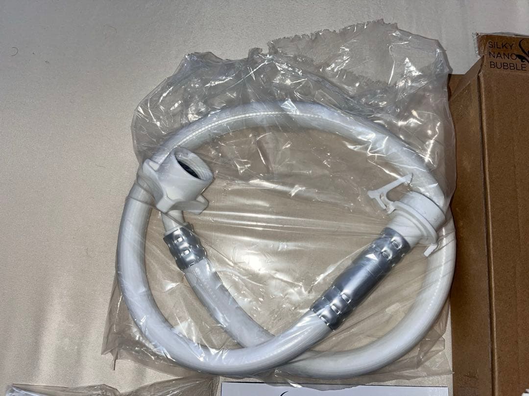 ジャパネット　シルキーナノバブル ランドリーホース　開封済み未使用　おまけ付き