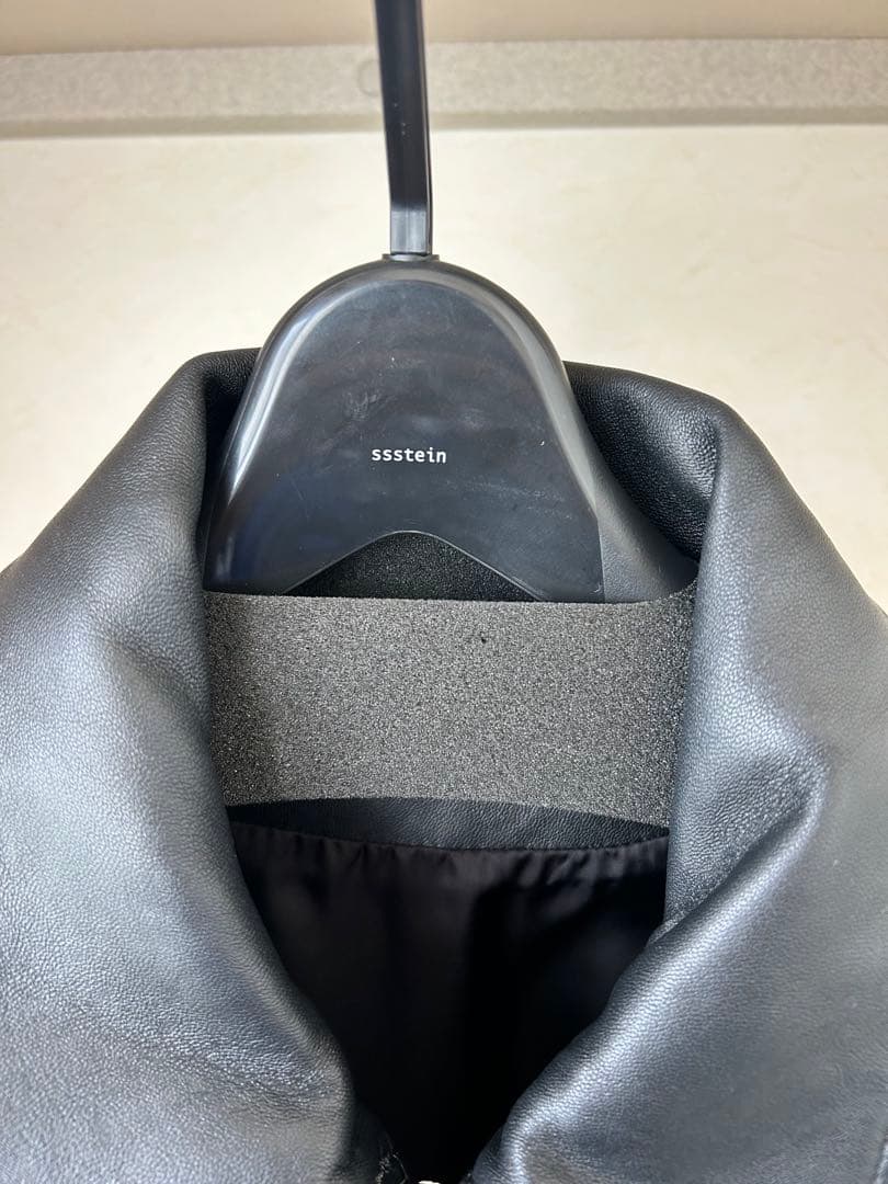 sssteinシュタイン/LEATHER FLIGHT JACKET/BLACK