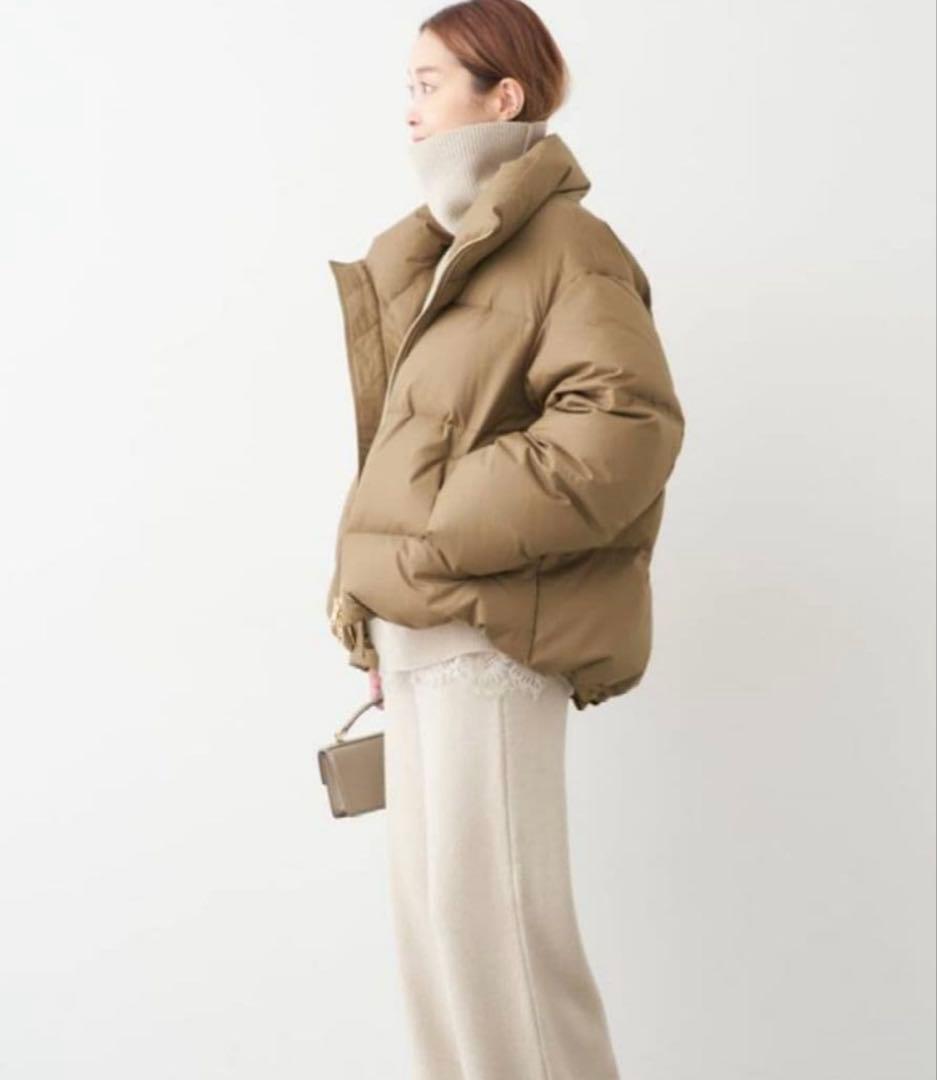 Deuxieme Classe HYGGE ダウンコート カーキ