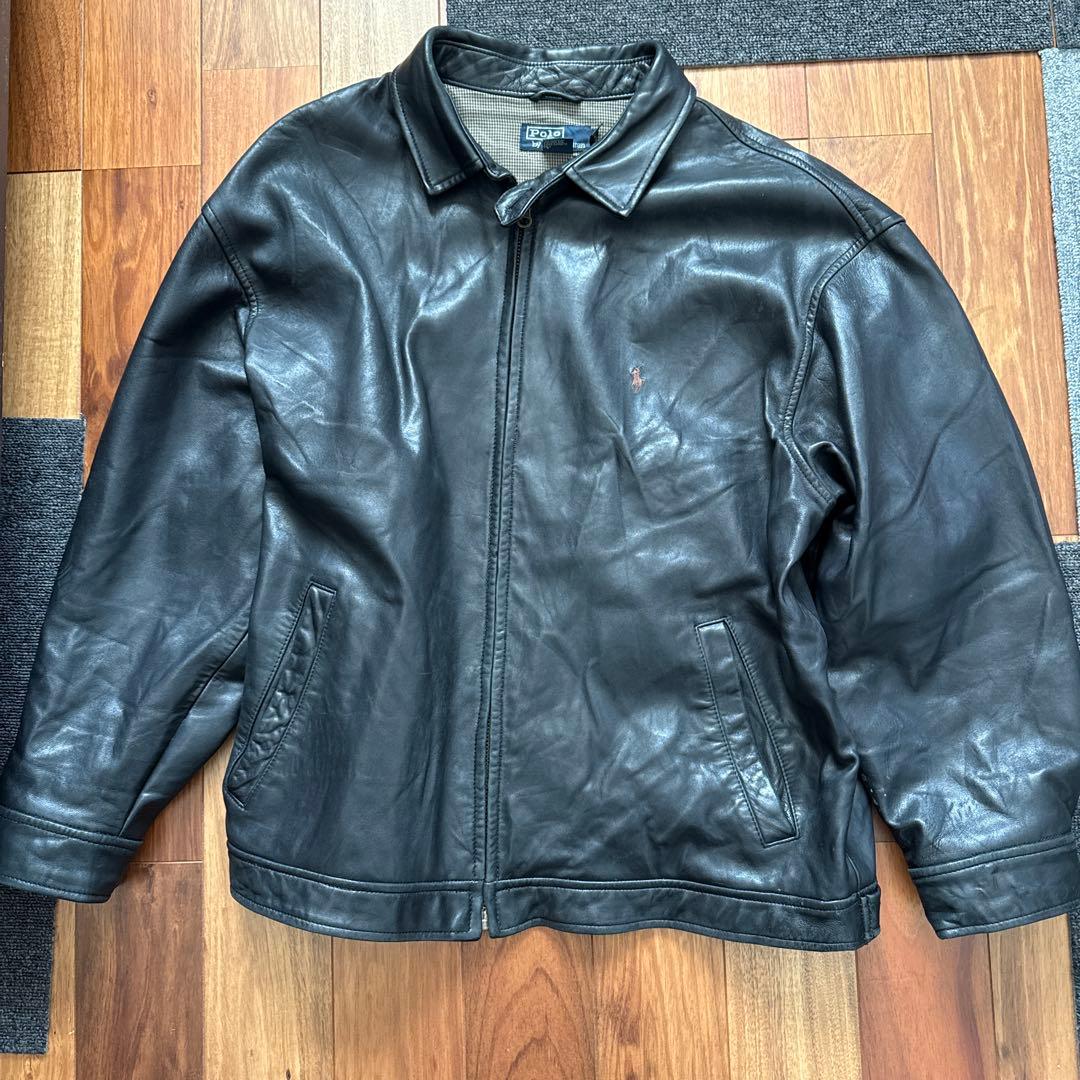 90sラルフローレン レザージャケット