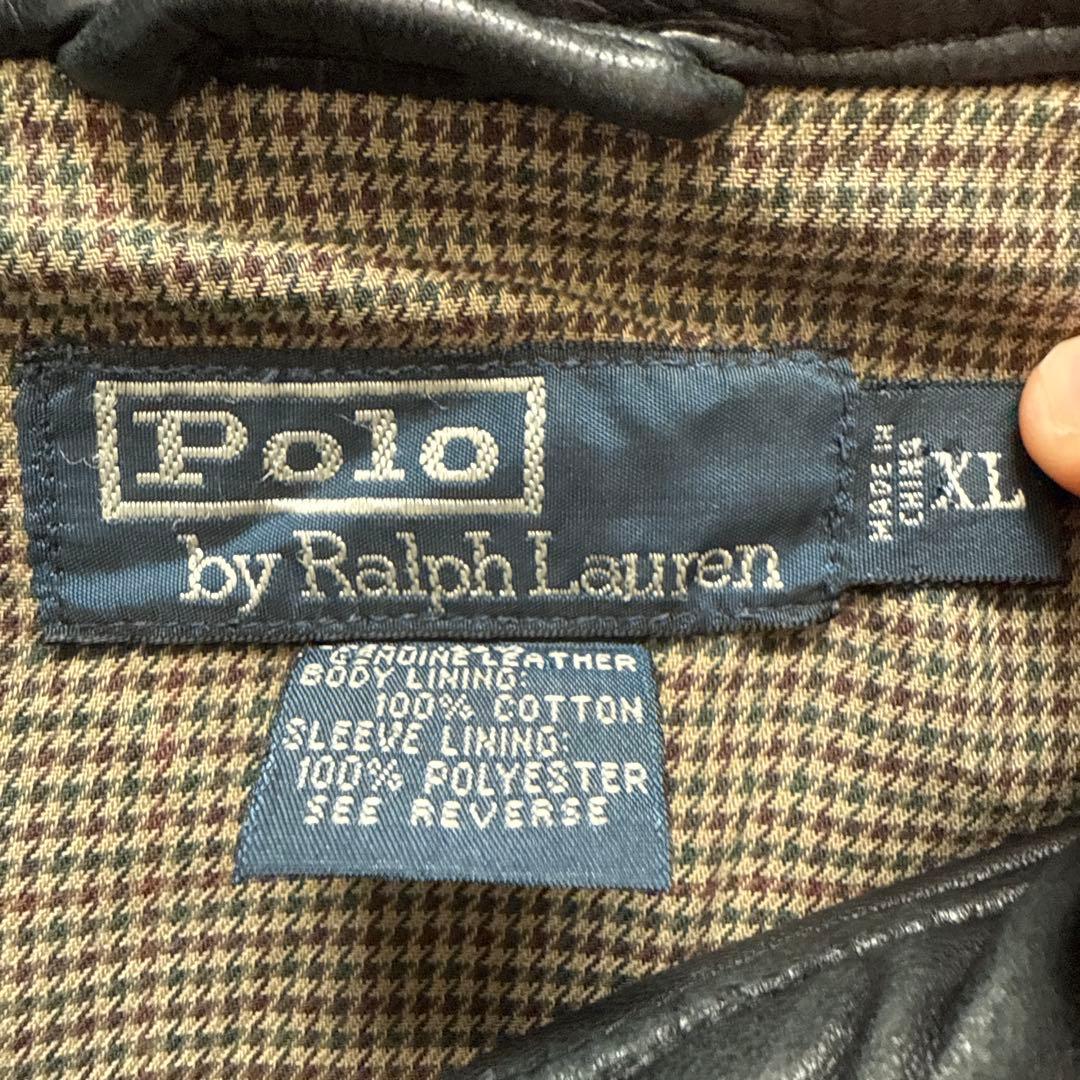 90sラルフローレン レザージャケット