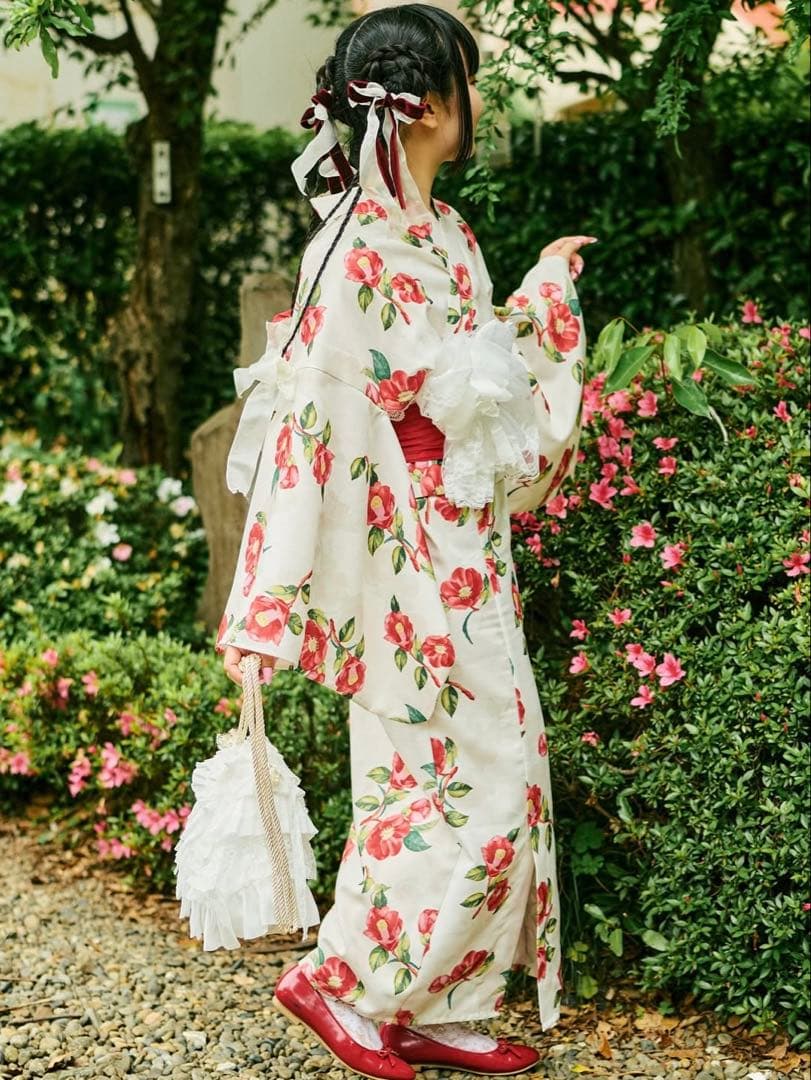【クティールとレトロ】2WAY　浴衣セット