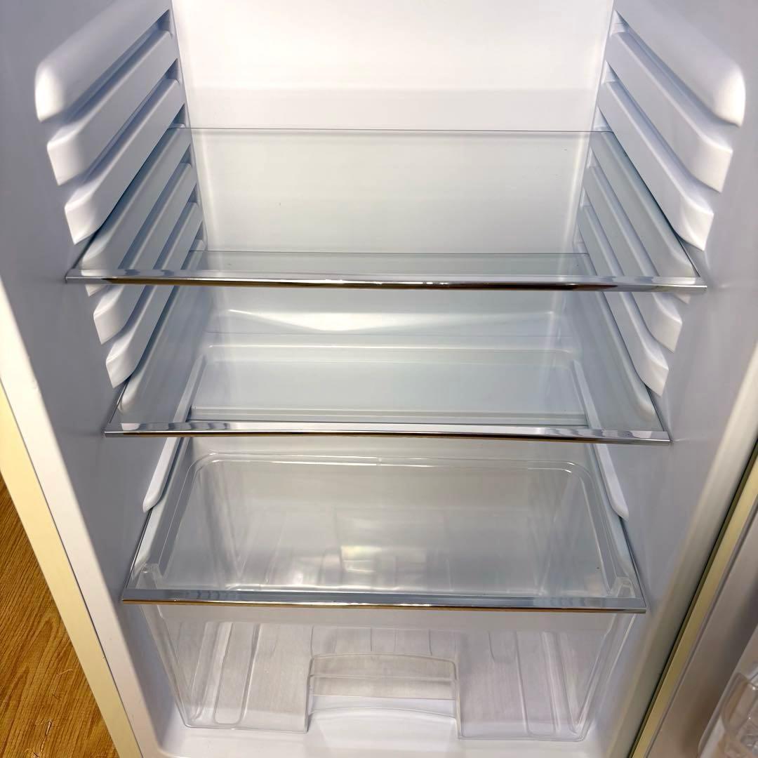 2021年製 冷蔵庫 一人暮らし 単身用 小型 3ヶ月保証 送料無料 レトロ家電