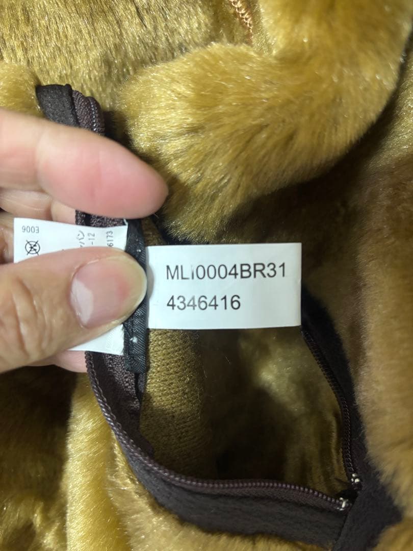 【サイズ42】Barbour フロントジップ ファーライナーベスト　AW23