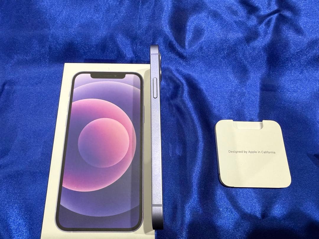 iPhone 12 パープル 128gb 本体＋箱 SIMフリー かなり美品