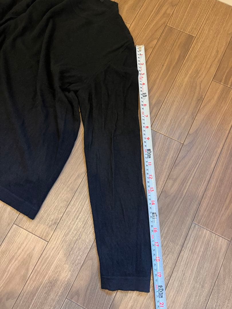 イタリア製　helmut lang ブラック　ニット長袖シャツ ヘルムートラング