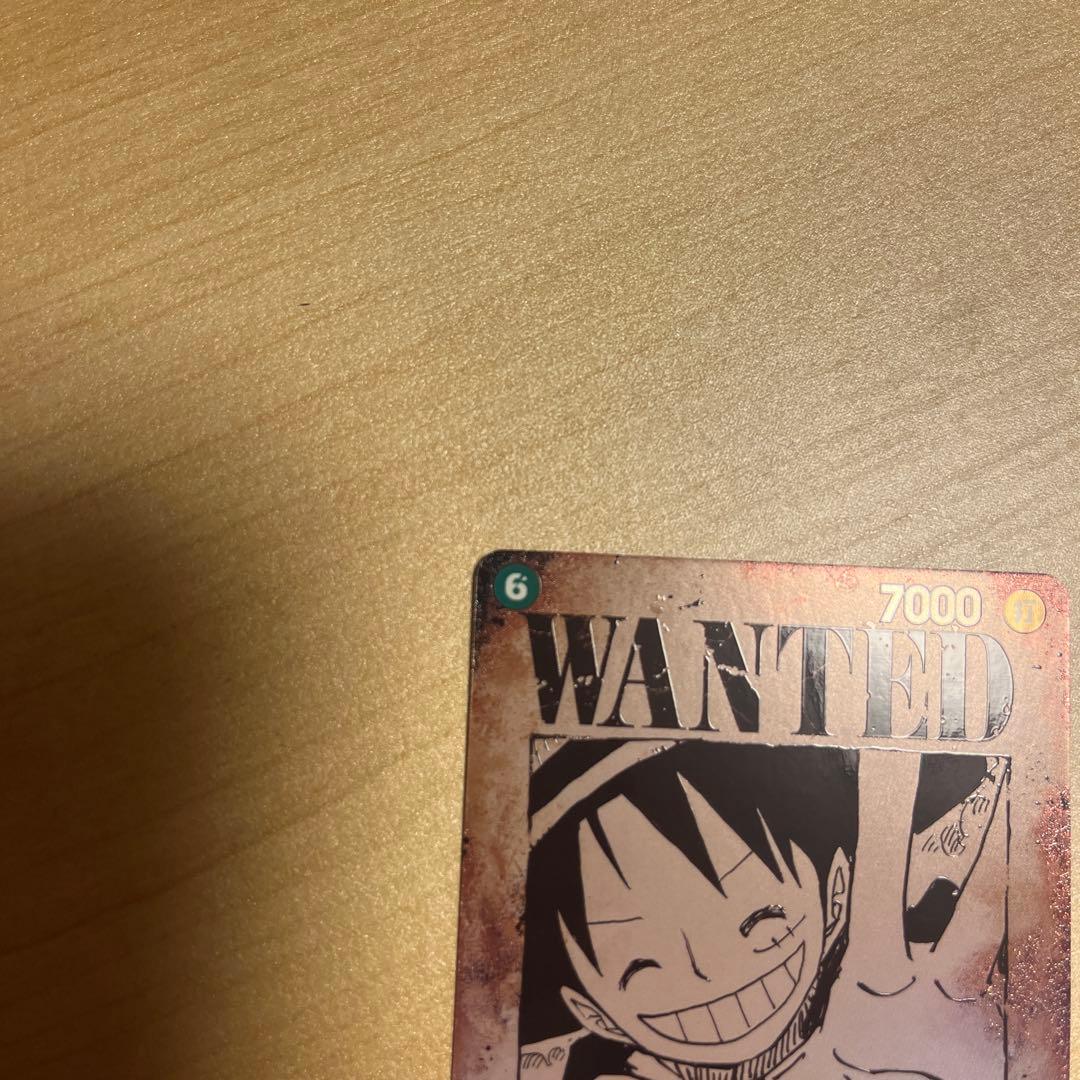 ワンピースカードゲーム　モンキー・D・ルフィ　SP SEC 手配書　1枚