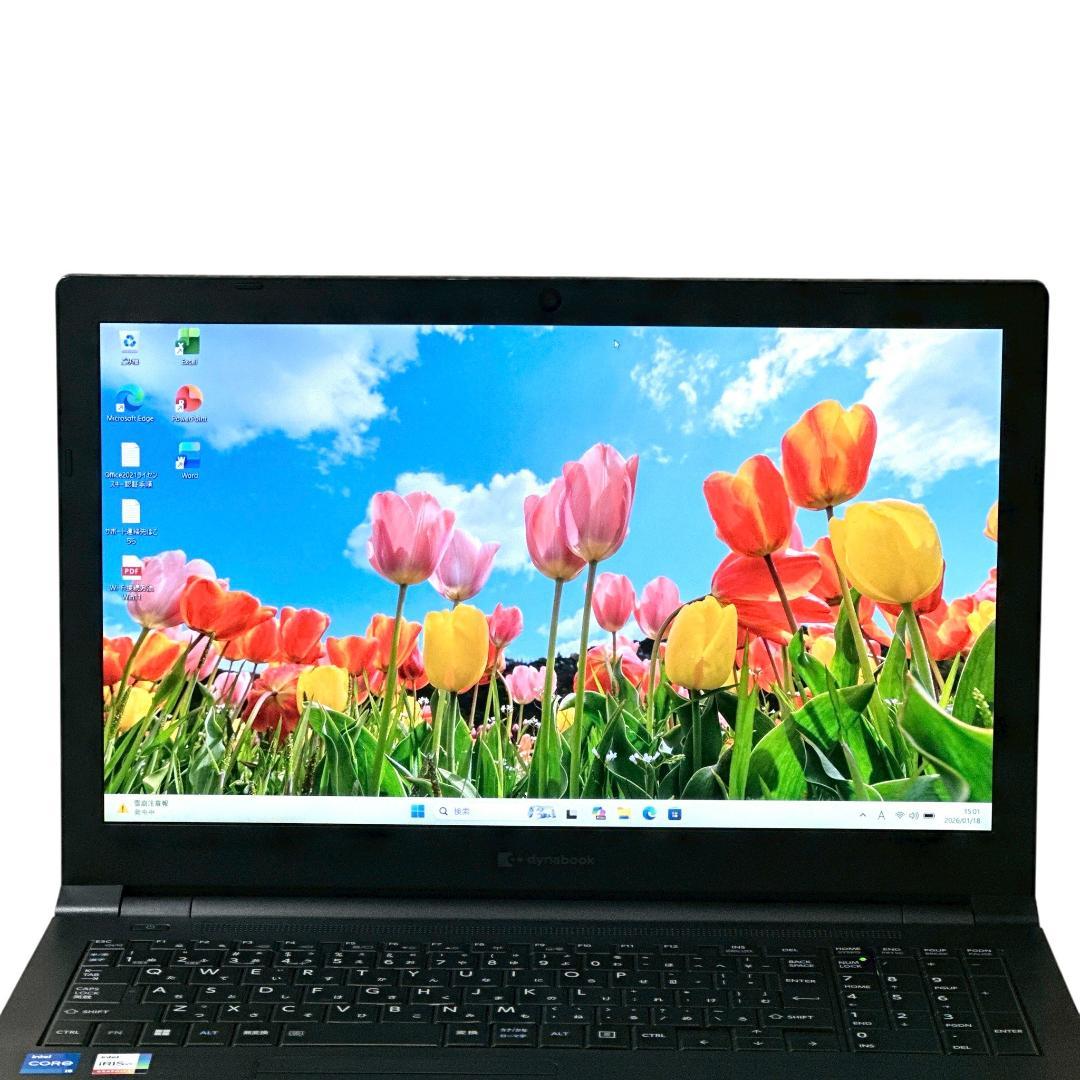 【DVD付き】東芝 ノートパソコン 11世代 i5 16GB 15.6型 729