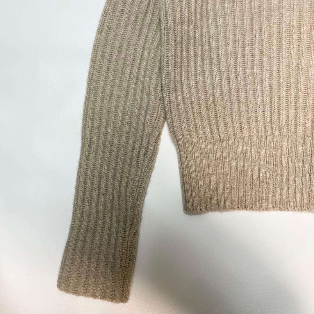 カシミヤ100%✨　FOXEY 2way ジップアップカーディガン　ニット