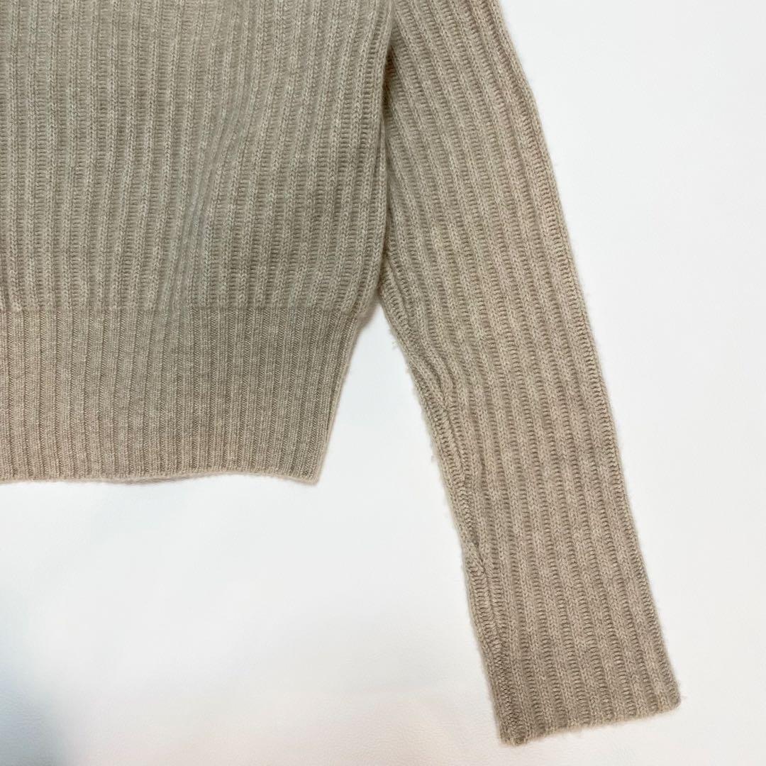カシミヤ100%✨　FOXEY 2way ジップアップカーディガン　ニット