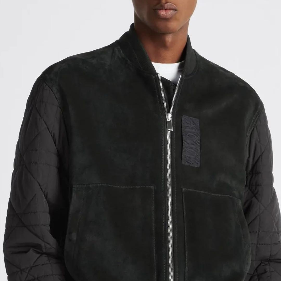 dior カナージュキルティング スエード LEATHER - JACKET