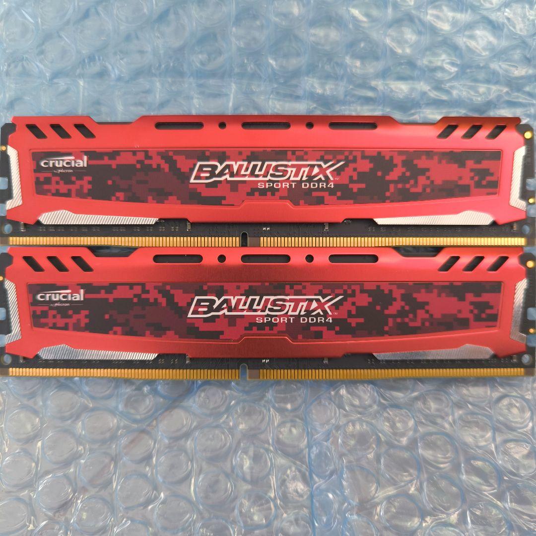 Crucial Ballistix DDR4 16GB×2計32GB　メモリ