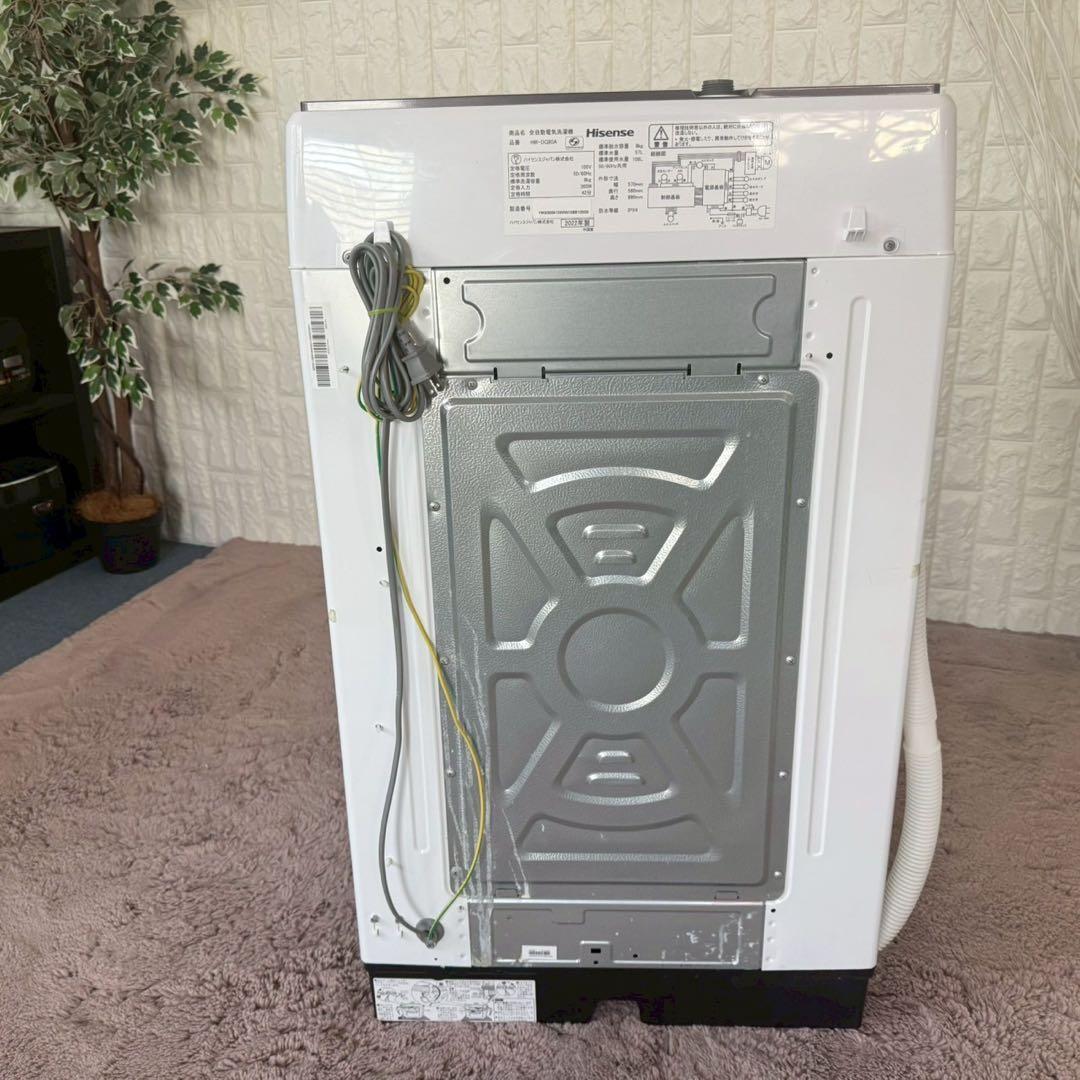 都内23区送料無料❗️Hisense HW-DG80A 8kg 2022年製✨