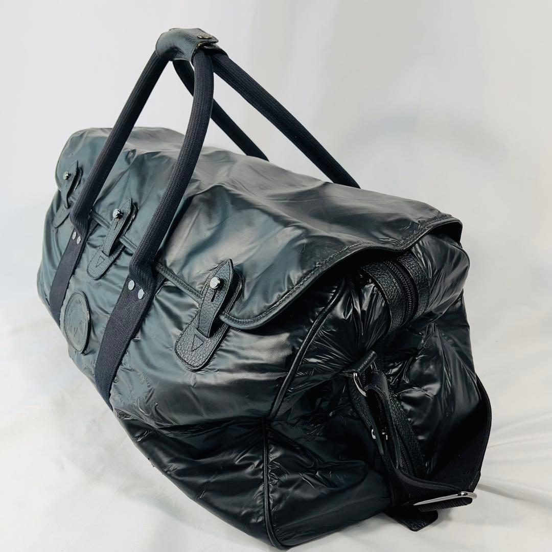 HUNTING WORLD ブラック ボストンバッグ　大容量　出張　旅行