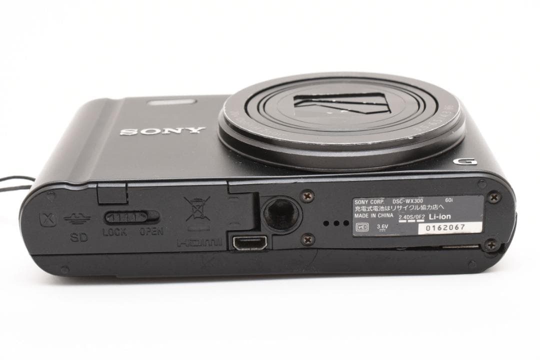 【20倍ズーム】SONY Cyber-shot DSC-WX300 ブラック