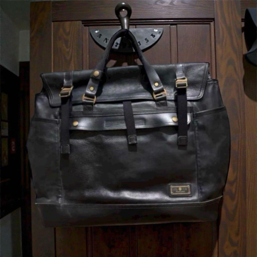 【希少モデル】マスターピース Blocky極上レザーが語る一流の証01580-1