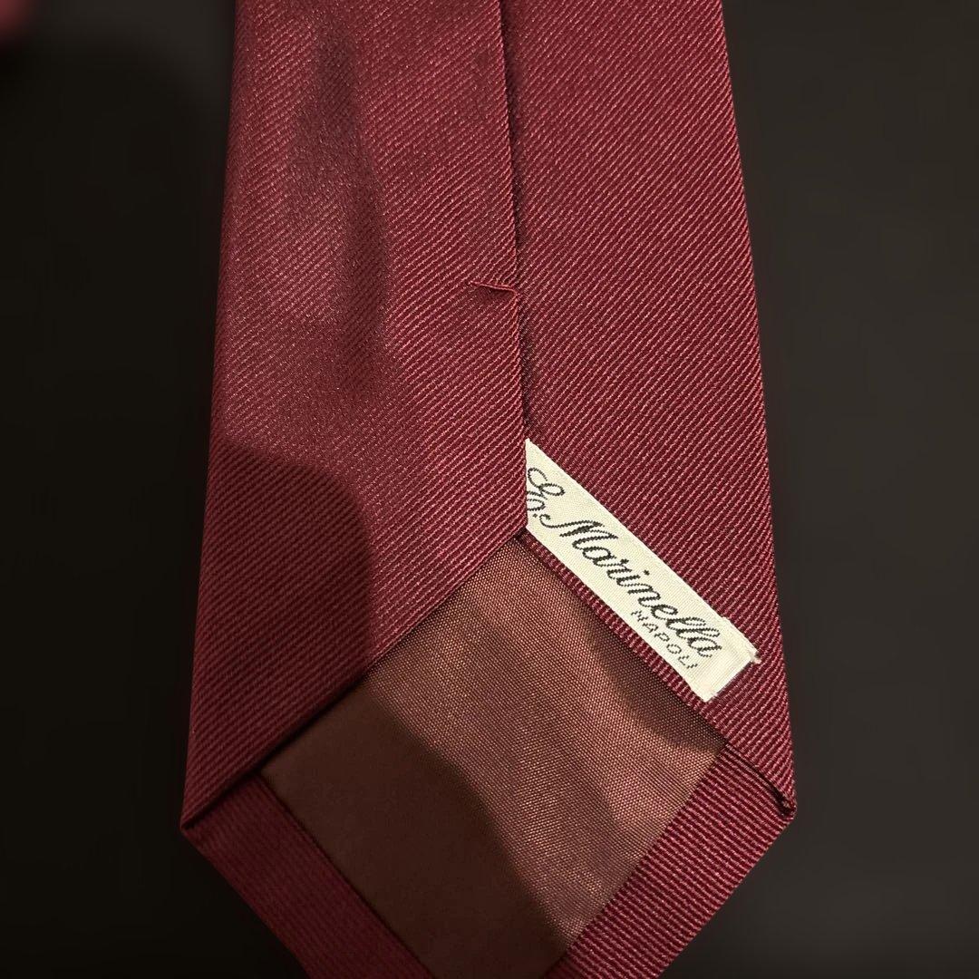 E.Marinella ボルドー　ネクタイ