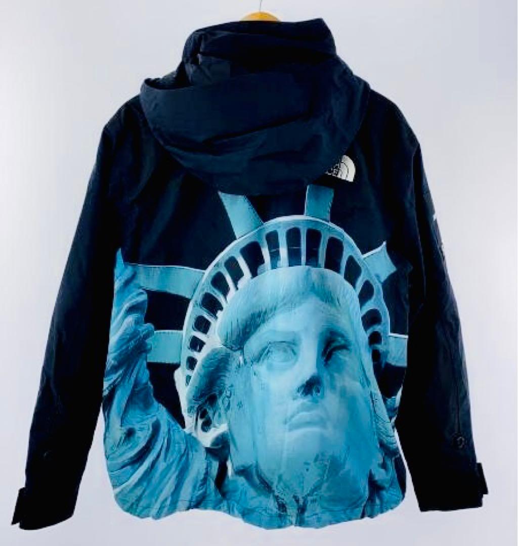 【美品】ノースフェイス　supreme マウンテンパーカー　自由の女神