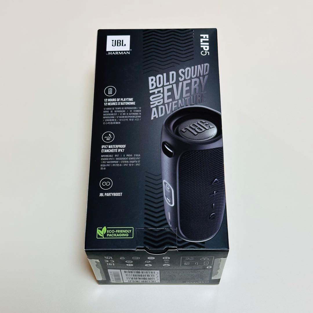 JBL JBLFLIP5BLK ブラック ワイヤレスブルートゥーススピーカー