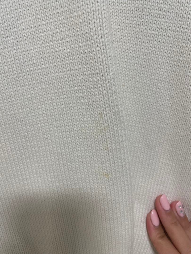 amiparis ロゴ刺繍ニットセーター