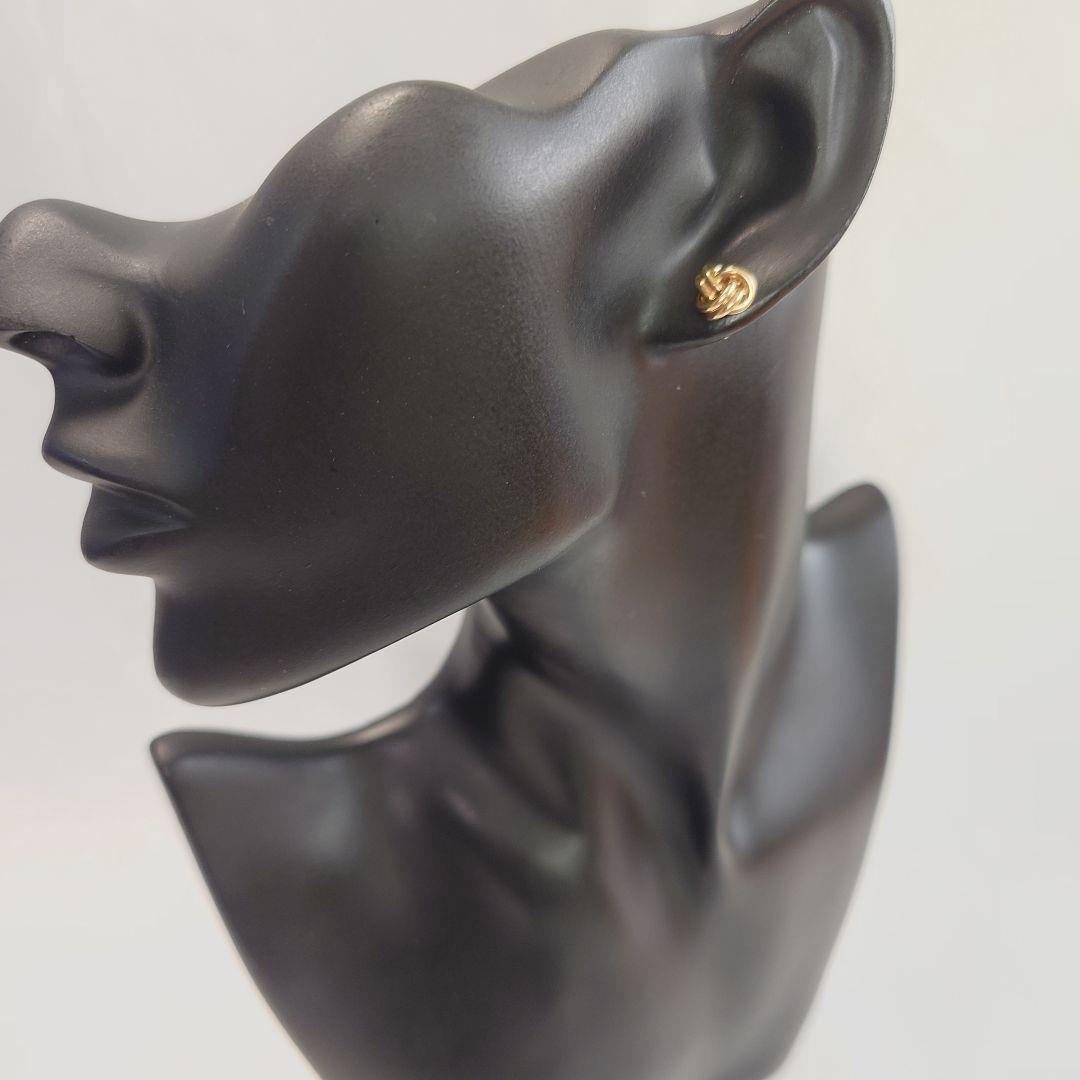 【希少】ティファニー K18 ノット ピアス 7044