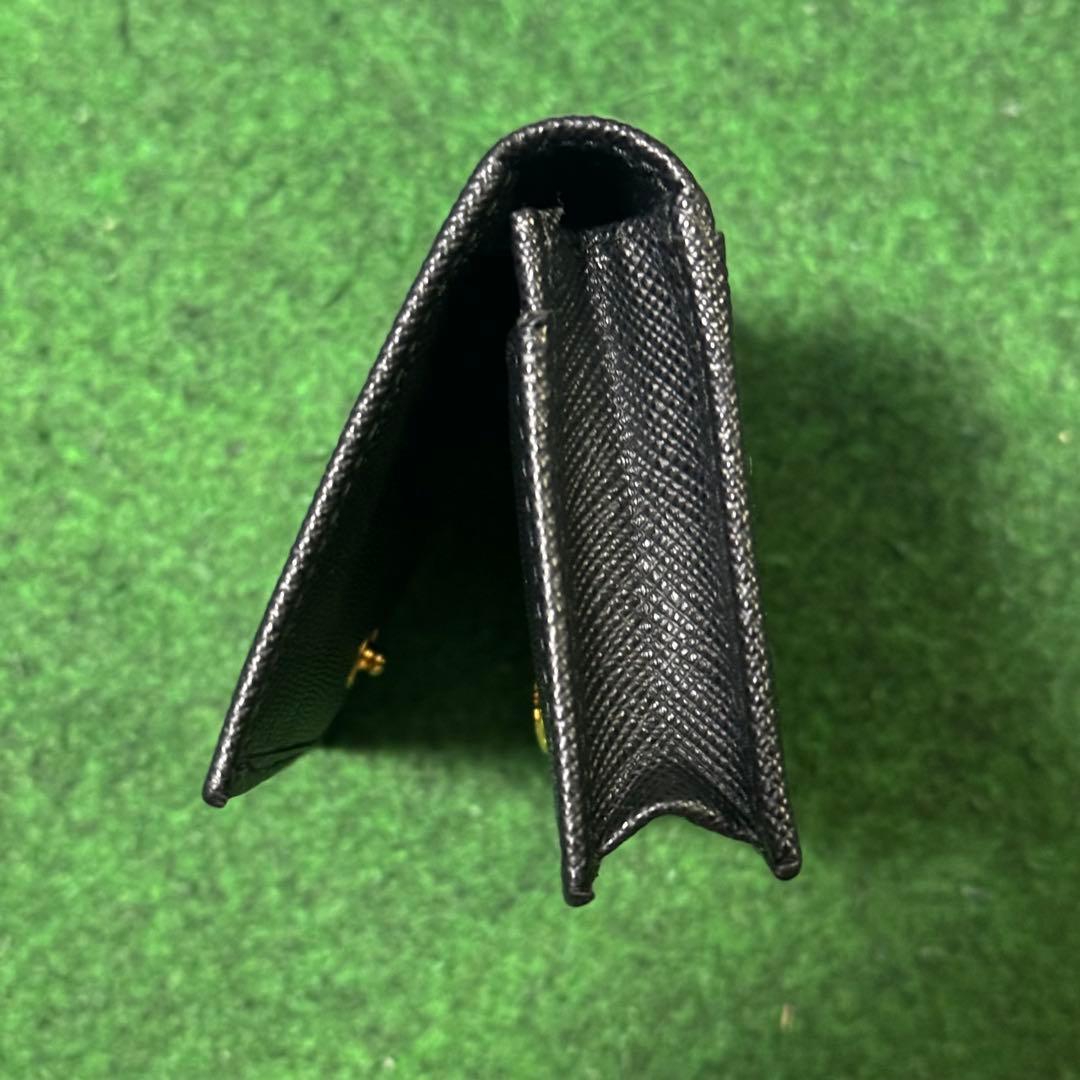 PRADA ブラックレザー 名刺入れ 箱付き