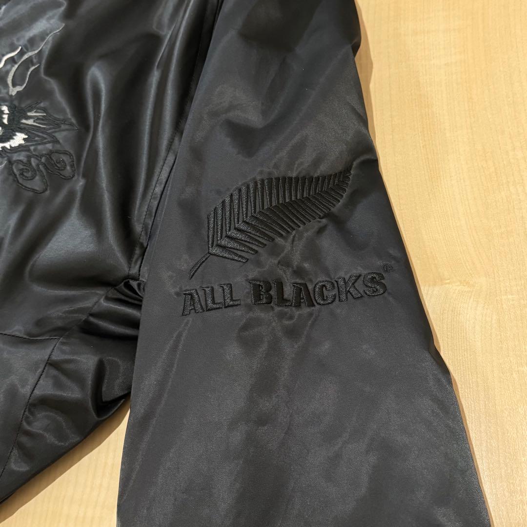 adidas ALL BLACKS スカジャン 刺繍 Lサイズ ラグビー