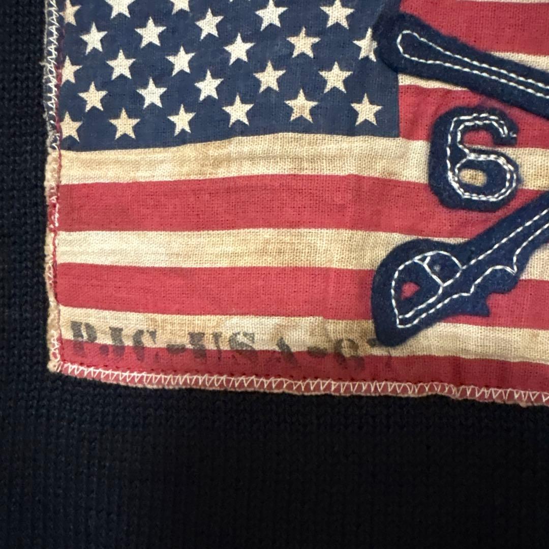 極美品 POLO JEANS Ralph Lauren 星条旗 ポロ ニット